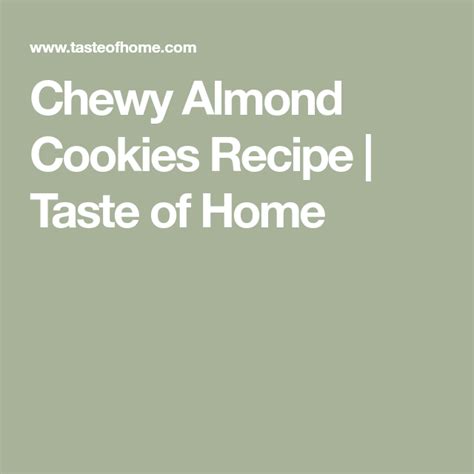 Almond flour, almond extract, and slivered almonds ensure that you get an intense flavor that will eclipse any paper filled treat. Chewy Almond Cookies | Recipe | Almond cookies, Chewy, Almond meal cookies