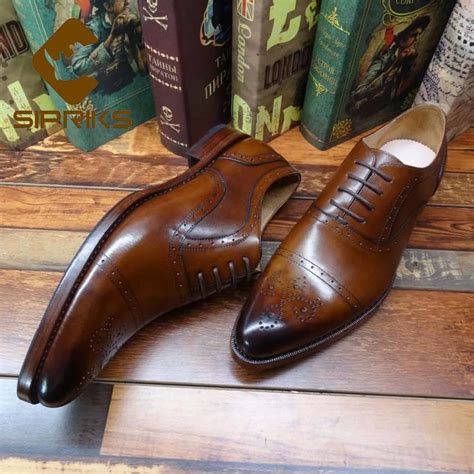 Sipriks Luxury Bespoke Mens Goodyear Welted Shoes Imported Genuine