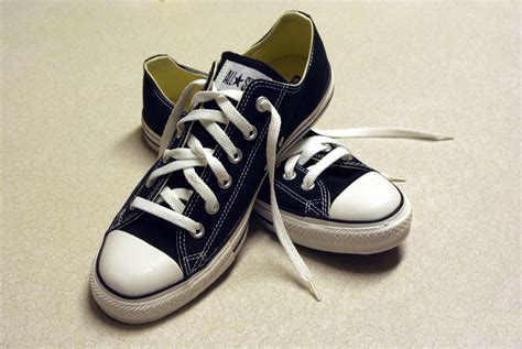 Fileblack Converse Sneakers Wikimedia Commons