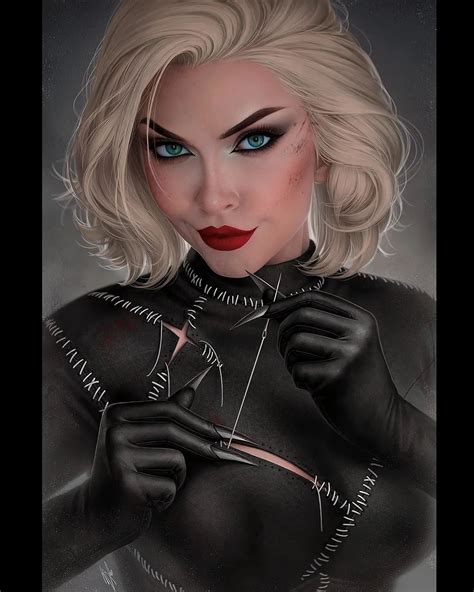 warren louw catwoman selina kyle batman series dc comics highres official art 1girl