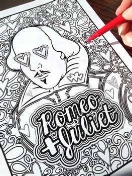 romeo juliet shakespeare coloring pages  tracee orman tpt