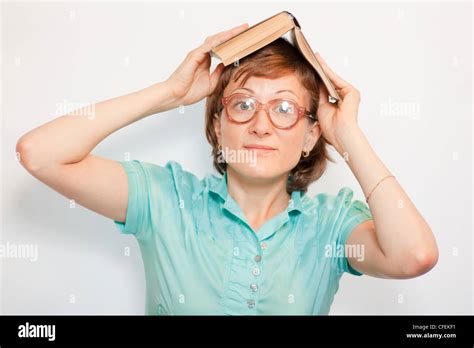 Beautiful Nerd Girl Glasses Hi Res Stock Photography And Images Alamy