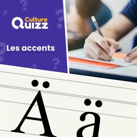 Quiz Dorthographe Spécial Accents Langue Française Niveau Moyen