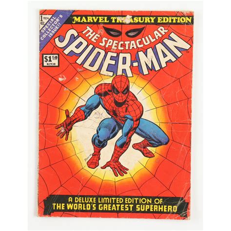 The Spectacular Spider Man 1974 Issue 1 Marvel Treasury Edition Jumbo