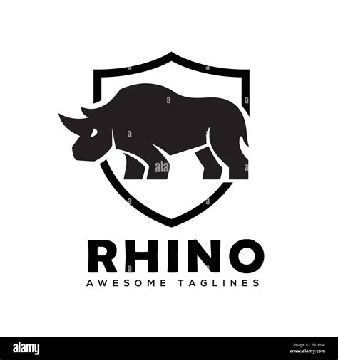 New Design Logo Trends 2022 12 Rhino Logo Background