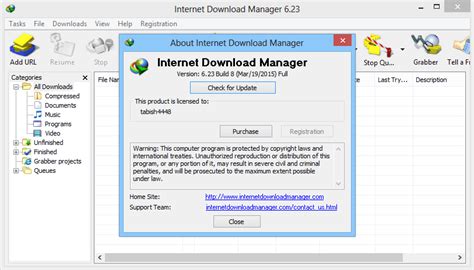 Download internet download manager 6.39 build 1 for windows for free, without any viruses, from uptodown. FREE IDM REGISTRATION: Latest Internet Download Manager ...