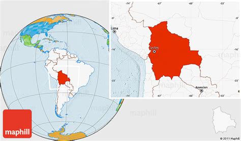 Bolivia On A World Map Oconto County Plat Map