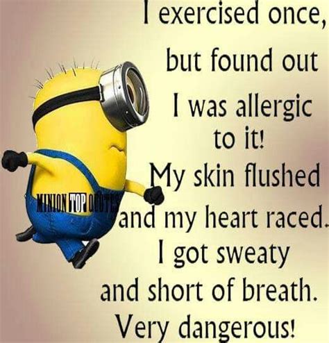 Exercise Exercise Minions Smiles And Laughs