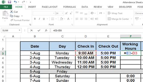Excel sees time as simply a number with a decimal component. How to calculate the difference between two times in Excel ...