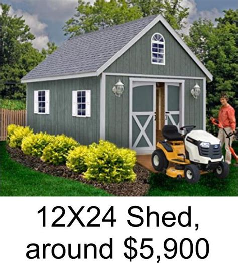 Let me know, leave me a comment below. 12X24 Shed, around $5,900 | Shed to tiny house, Shed, Pool houses