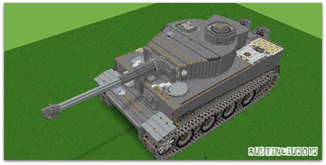 Tiger I Tank Minecraft Project