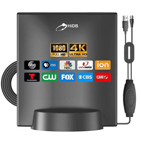 Buy HD Digital TV Antenna, Indoor Amplified Long Range Reception