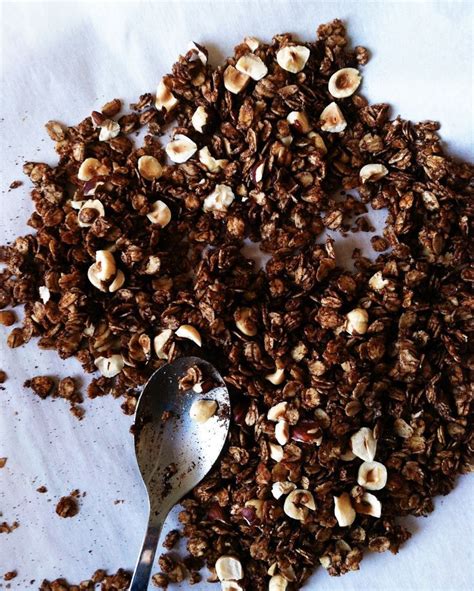 Cocoa Hazelnut Granola Lauren Kodiak Recetas Saludables Comida