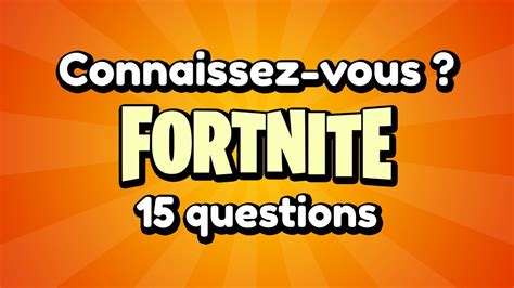 Quiz Fortnite 15 Questions Youtube