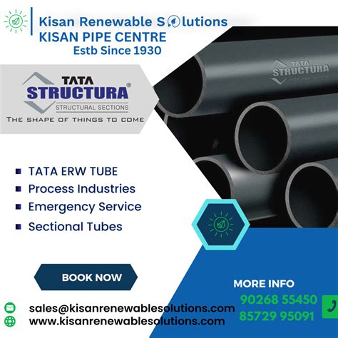 Black Mild Steel Tata Erw Pipes For Industrial Size 1 4 At Rs 65