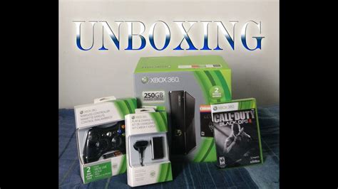 Xbox 360 Slim 250gb Bundle Unboxing Youtube