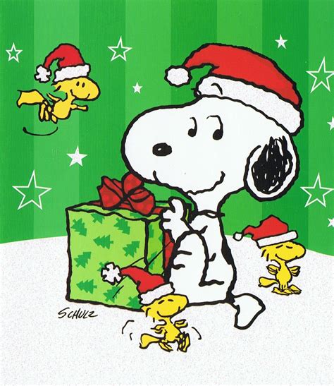 Merry Christmas Snoopy And Woodstock Snoopy Christmas Snoopy Cartoon