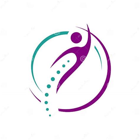 Chiropractic Physiotherapy Logo Design Creative Human Spinal Health