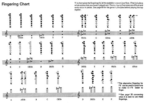 Flute Notes Notes On Your Flute Source My Flute Instructor Yamaha