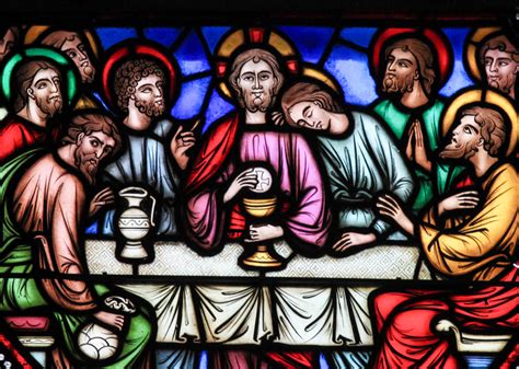 Last Supper Stained Glass Catholic Digest