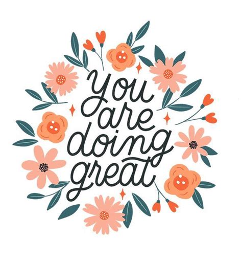 You Are Doing Great Illustrated Lettering In 2021 Hand Lettering