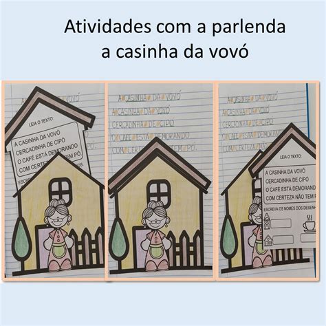 A Casinha Da Vovó Atividades ENSINO