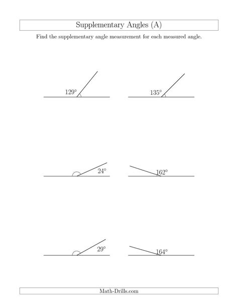 Complementary And Supplementary Angles Worksheet Answers — Db
