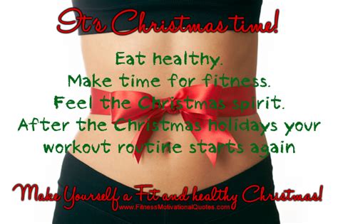 Christmas Fitness Quotes Quotesgram