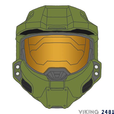 Master Chiefs Helmet Gen3 By Viking2481 On Deviantart