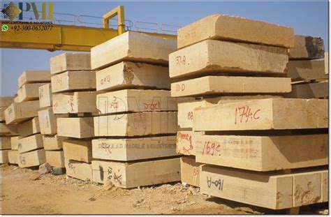 Pakistani Indus Gold Marble Blocks Ready Stock Available At Pmi Call