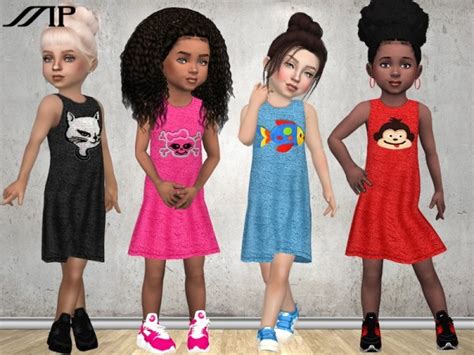 The Sims Resource Toddler Summer Dress N1 By Martyp • Sims 4 Downloads