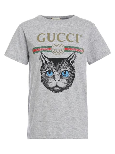 Gucci T Shirt Grey For Girls Nickis Com