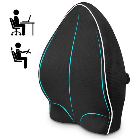 This is a great benefit if you have a busy office job where you need to move around in your chair or stand up often. Lumbar Support Back Cushion,Back Pillow for Office Chair ...