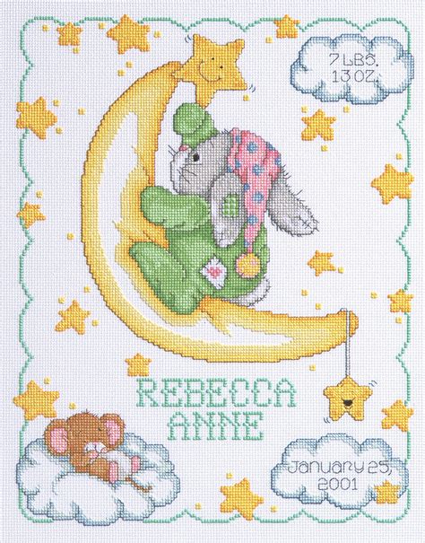 Birth Sampler Cross Stitch Patterns – Free Patterns