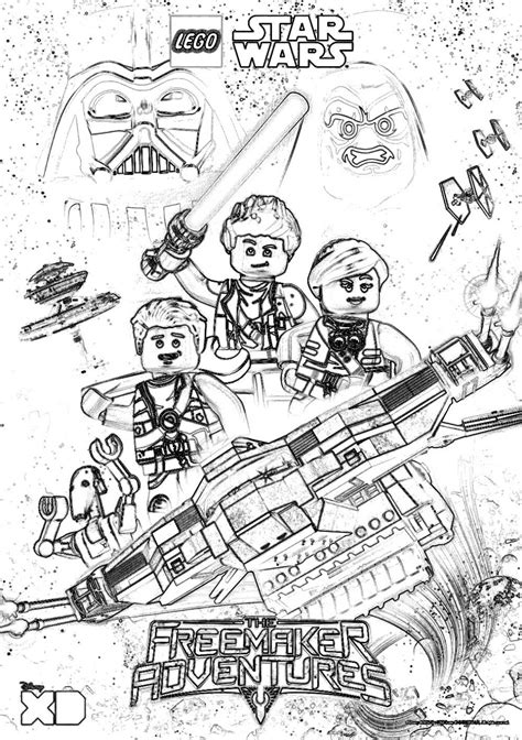 LEGO Star Wars Coloring Pages