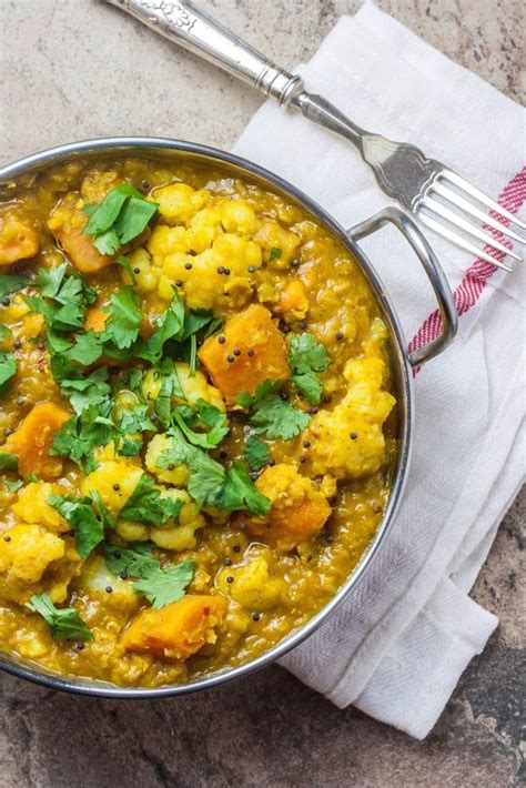 Once half the milk has been added, return to the heat and add the. Lentil, Cauliflower and Sweet Potato Curry #SundaySupper ...