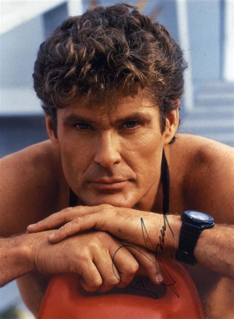 David Hasselhoff Autograph In Person Signed Oversized Photograph By