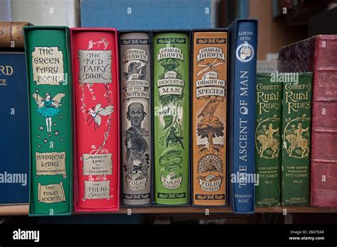 Vintage Book Spines Hi Res Stock Photography And Images Alamy