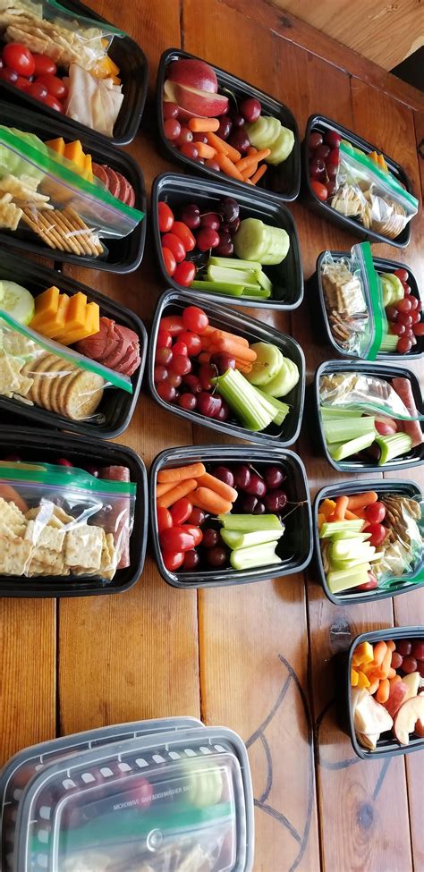 Snack Box Prep For The Week Meals Diet Snacks Food
