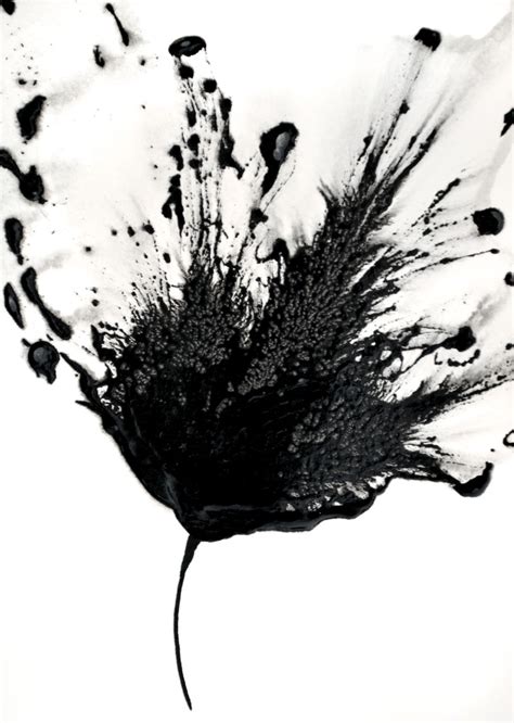Painting In Black And White A Bold Art Palette Abstract