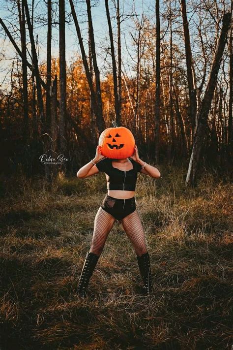 Whimsical Pumpkin Head Costume