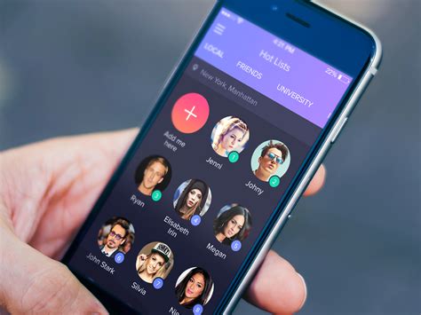 Only top ranked apps for iphone from different dating niches. Hot Lists screen | Iphone app design, New dating app ...