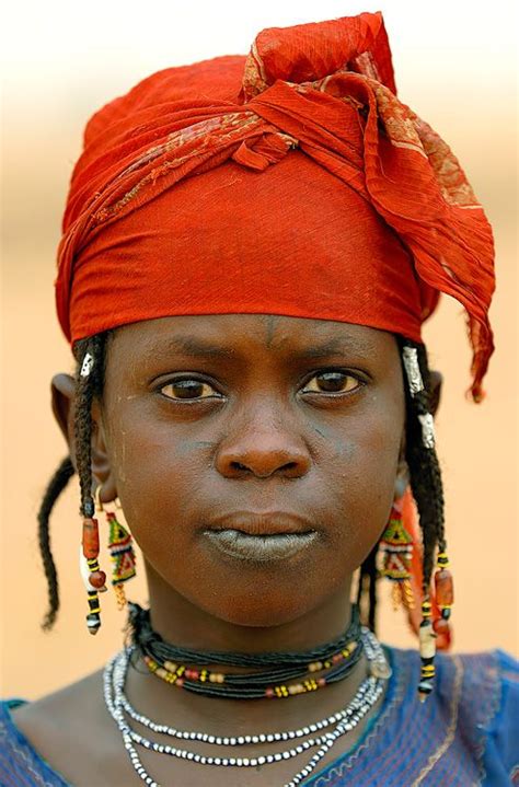 Africa Portrait Of A Fulanipeul Girl Burkina Faso © Sergio