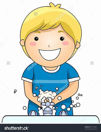 Washing Hands Clipart Clip Hygiene Personal Cartoon