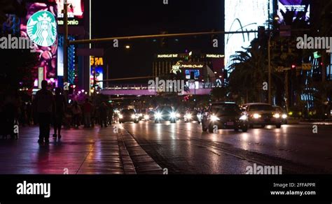 People Walking Down Las Vegas Strip 4k Stock Video Footage Alamy
