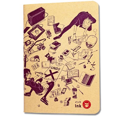 Ink Anime Pocket Notebook Anime Pocketbook By Boomslank