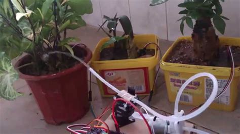 Arduino Automatic Watering System For Plants Sprinkler Youtube