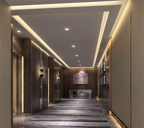 Sterling Towers Dubai Lobby Design False Ceiling Design