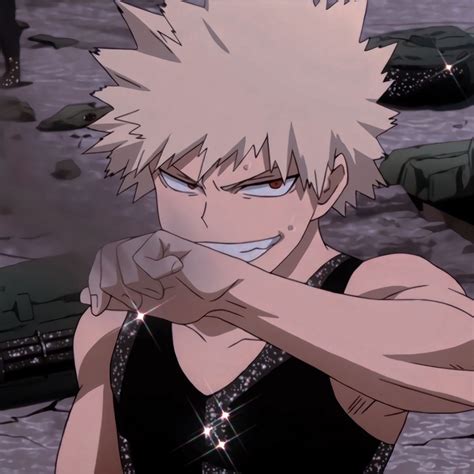 Bakugou Aesthetic Pfp Glitter Cantar Wallpaper