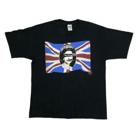 Vintage Sex Pistols Silver Jubilee T Shirt 2002 Mens Xl Black Punk